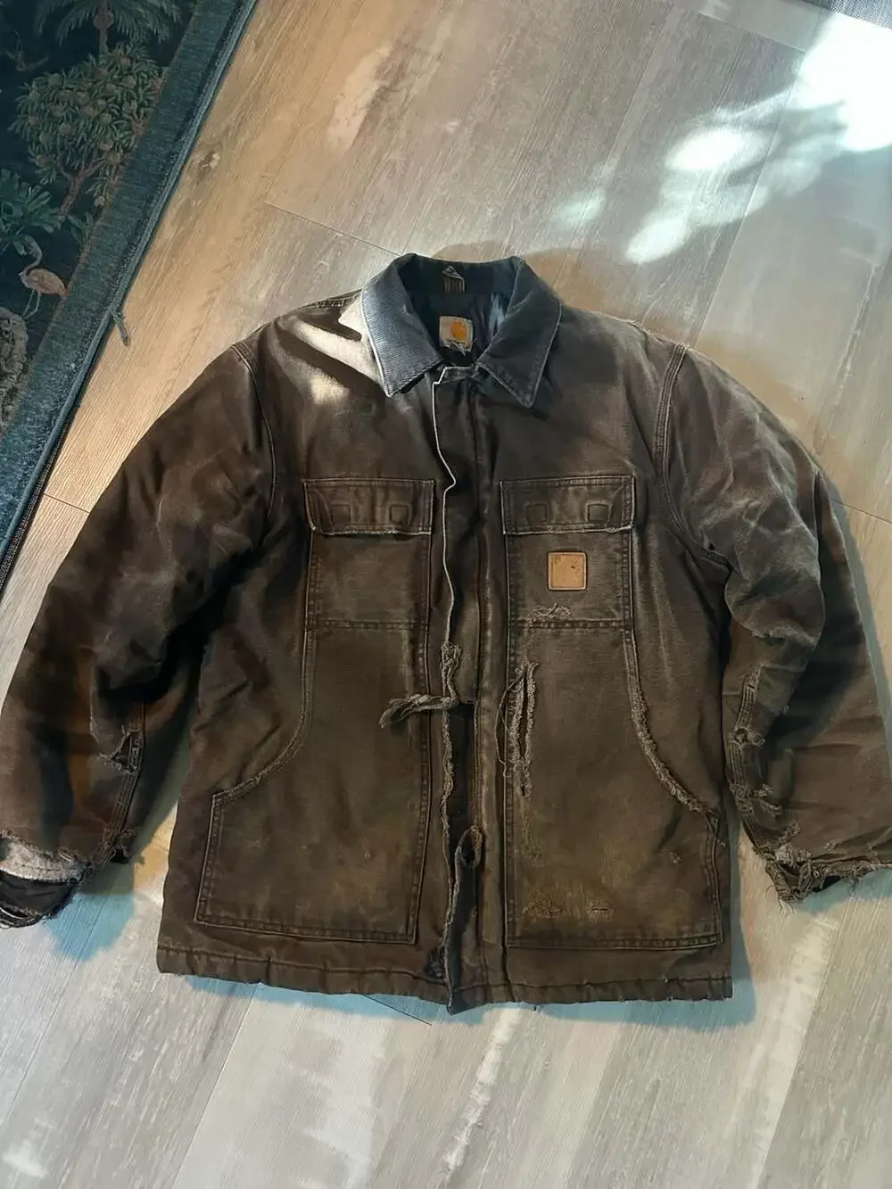 Vintage Carhartt Arctic Traditional Coat Quilted Lined Duck Jacket